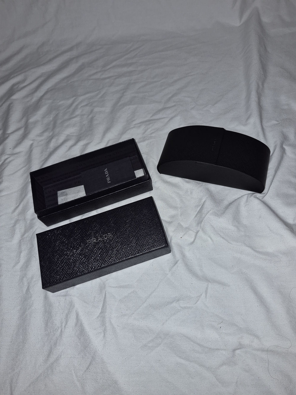 Prada Men's Black Sunglasses Case - Protective Accessory (Case with box Only)